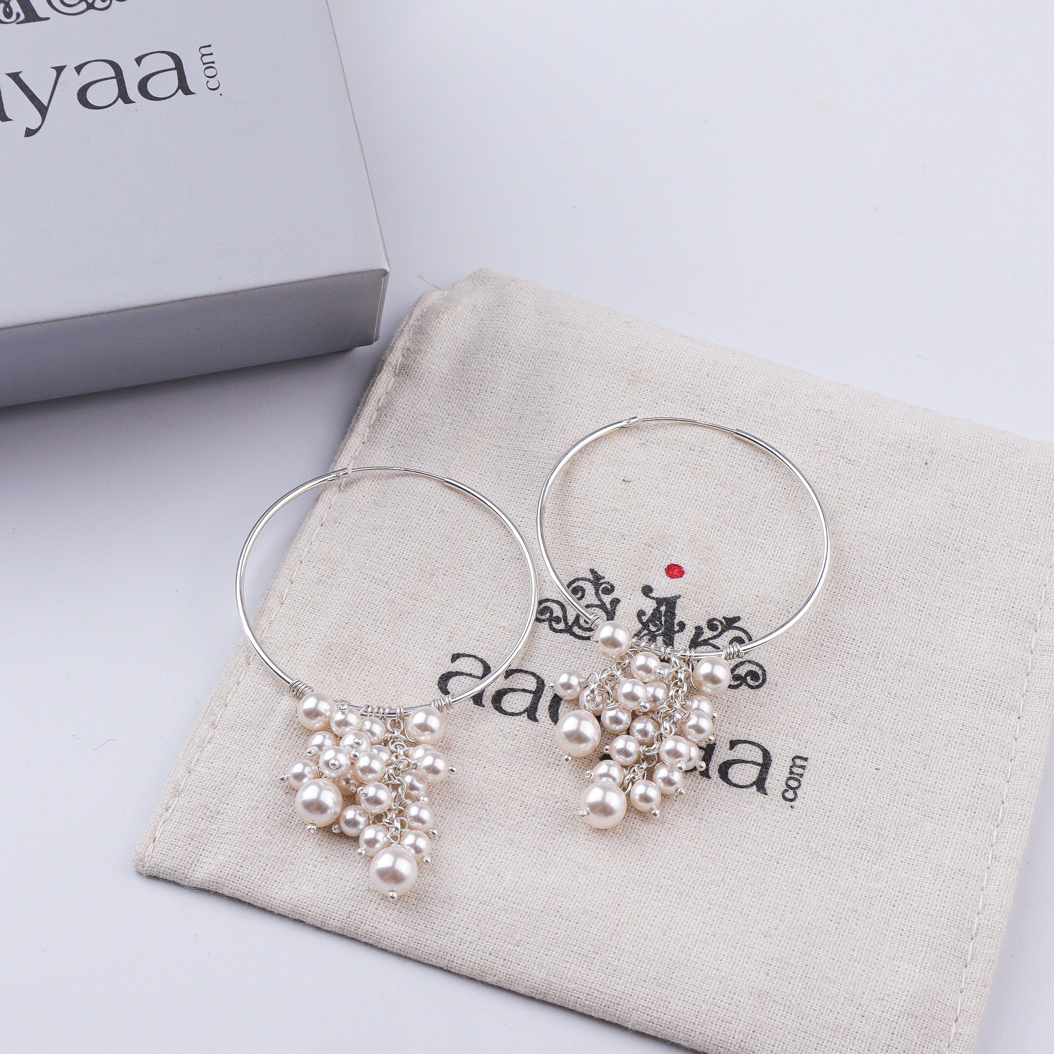 Pearl Bunch Hoops (Project Handmade)