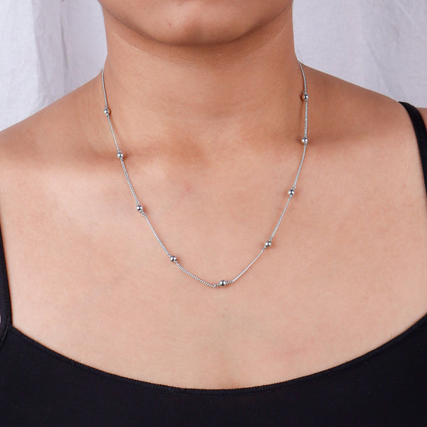 92.5 Sterling Silver Bead Chain