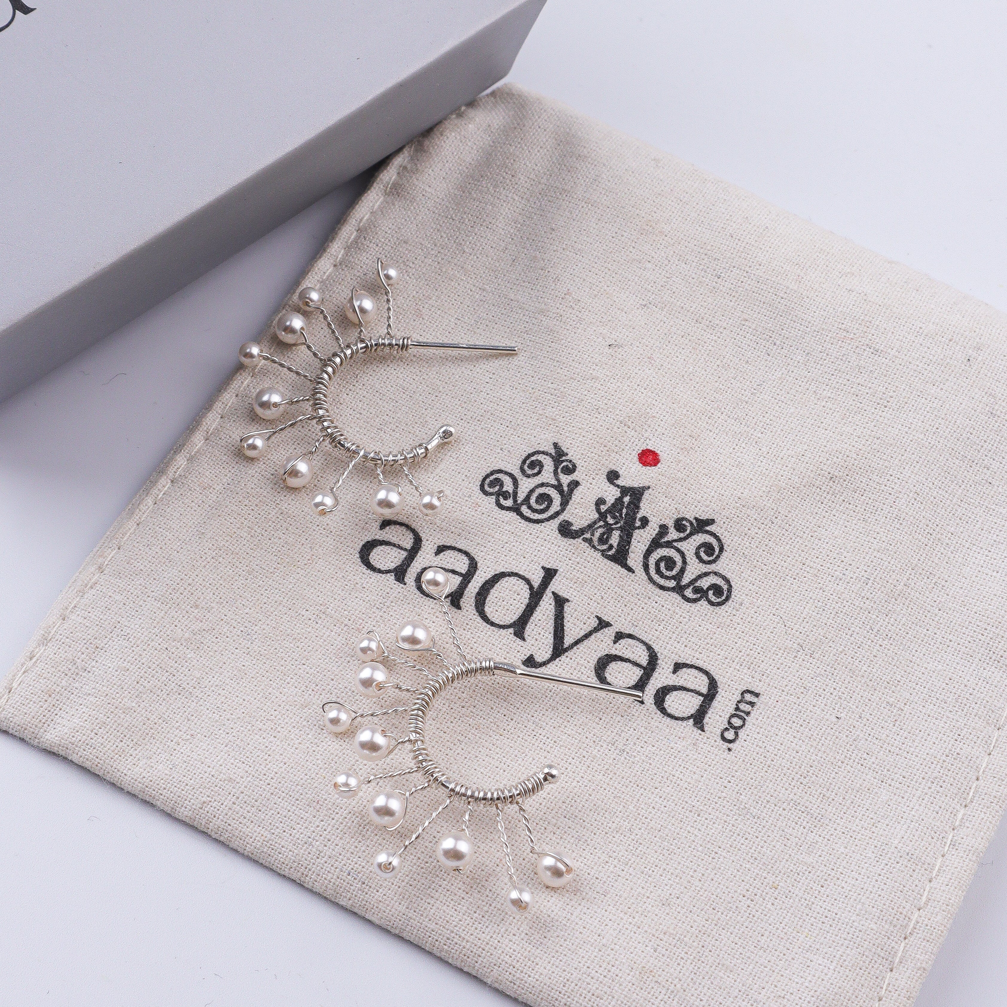 Pearl Snowflake Hoops (Project Handmade)