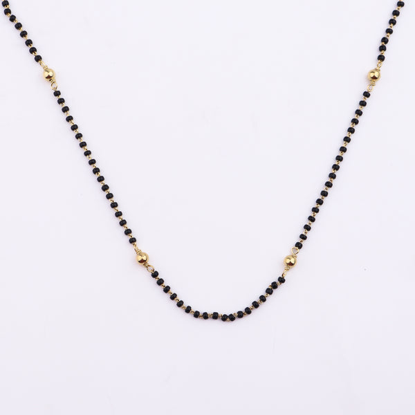 22K Gold Plated Silver Bead Mangalsutra