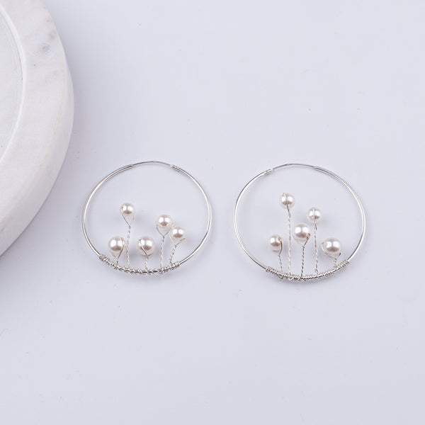 Pearl Hoops (Project Handmade)