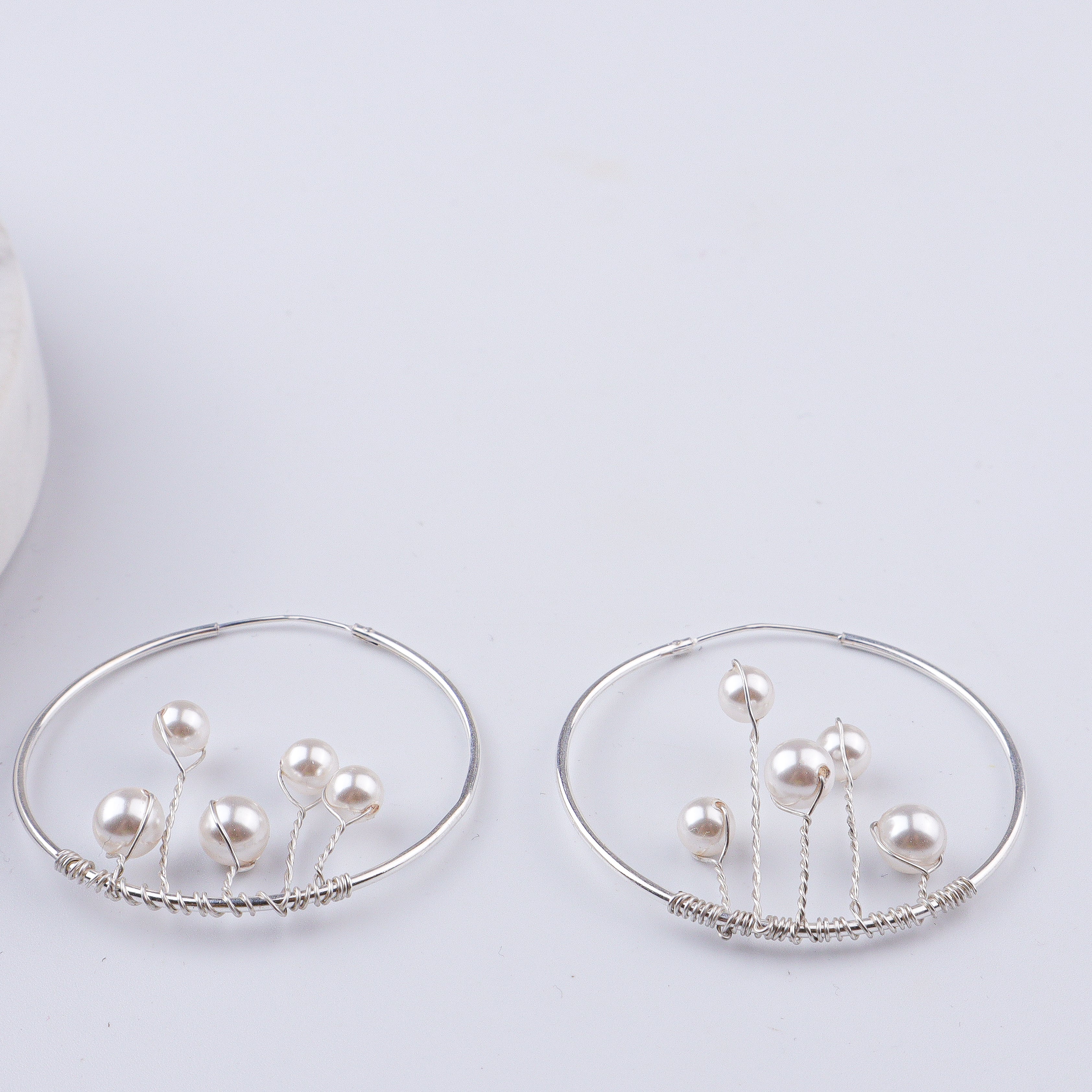Pearl Hoops (Project Handmade)