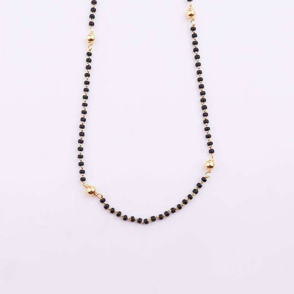 22K Gold Plated Silver Bead Mangalsutra