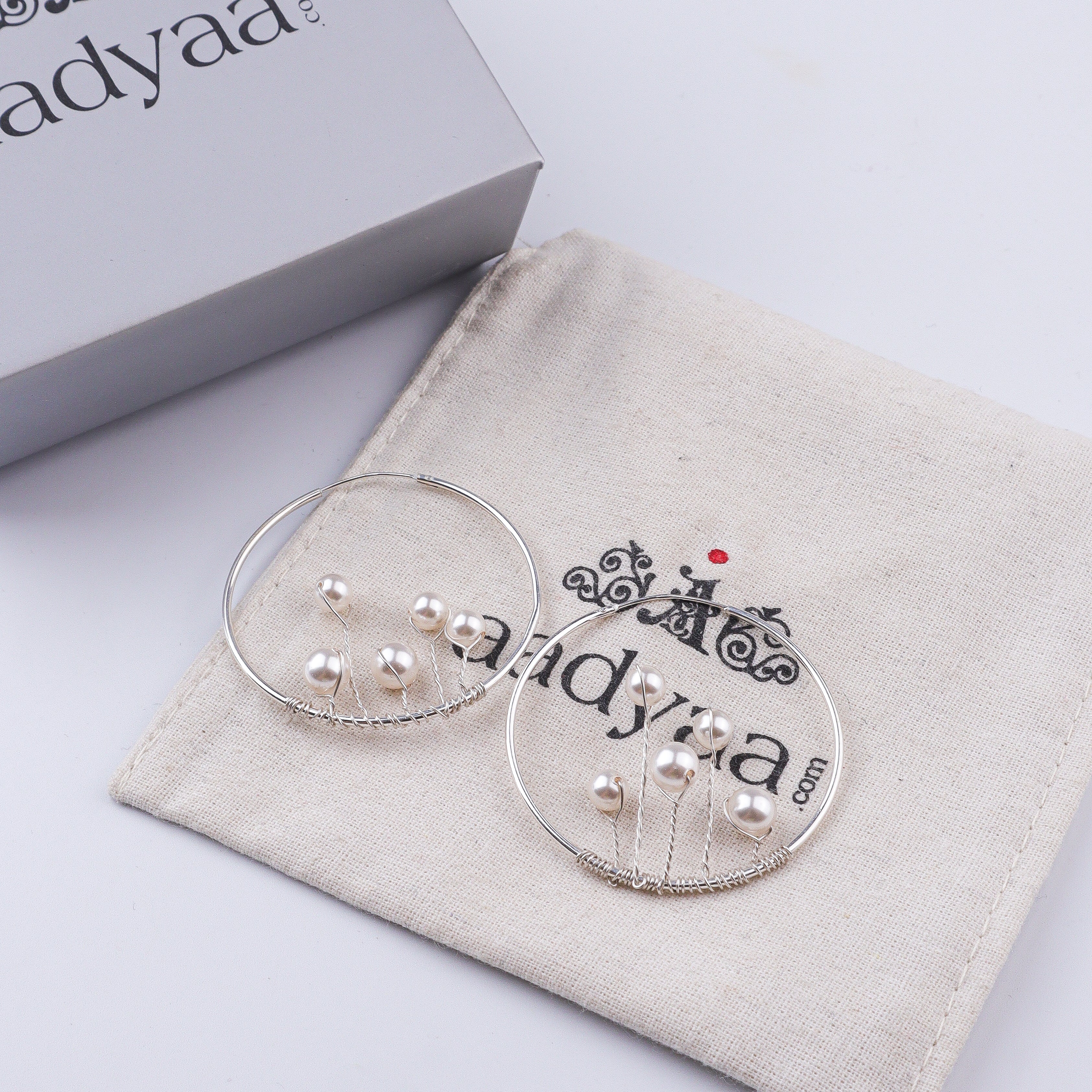 Pearl Hoops (Project Handmade)