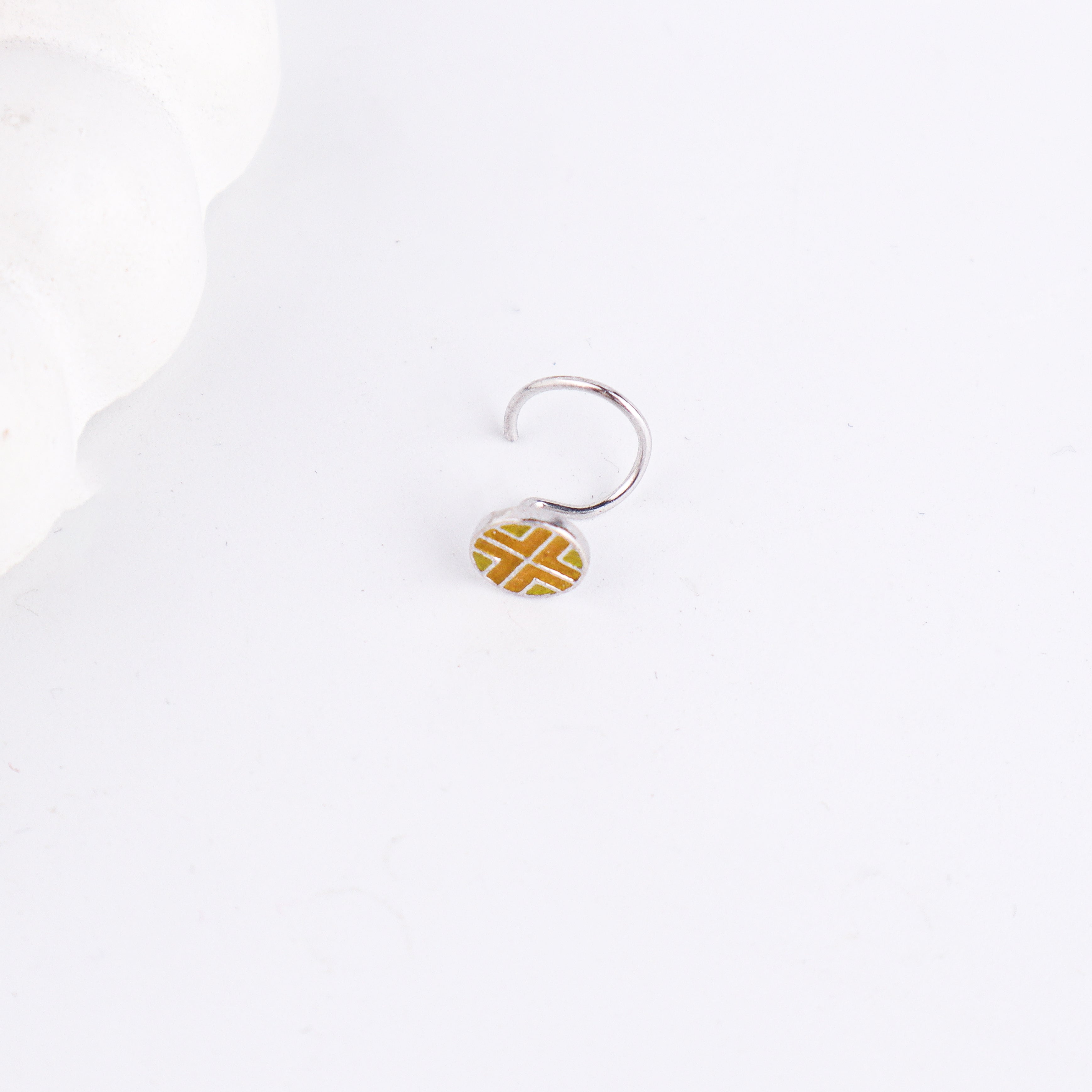 Corners Nosepin ( Pierced ) - Yellow