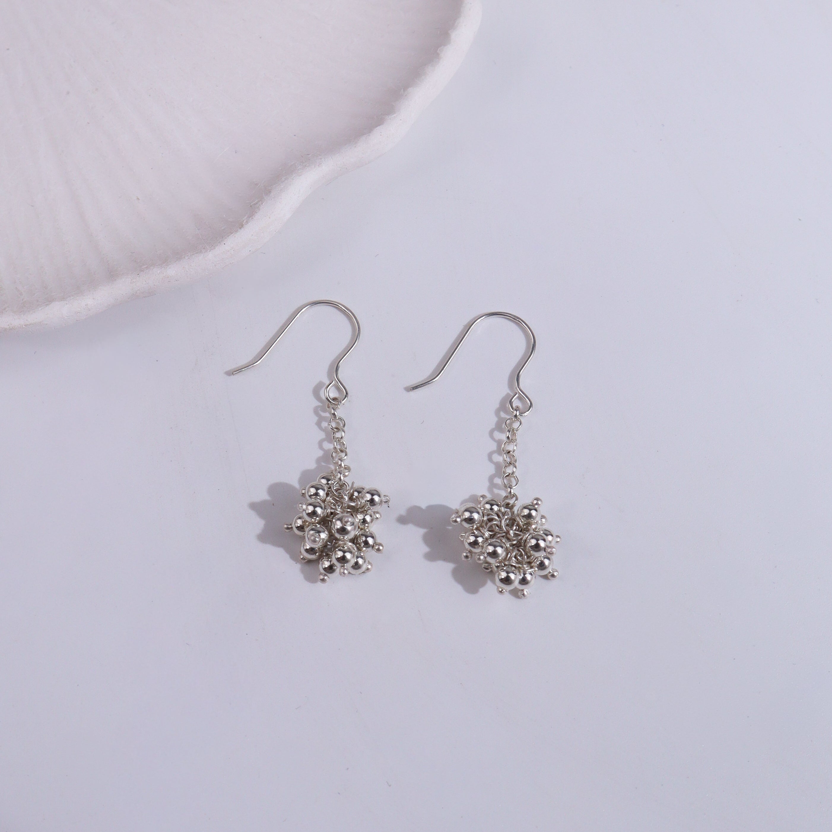 Bead Bunch Earrings | 92.5 Sterling Silver
