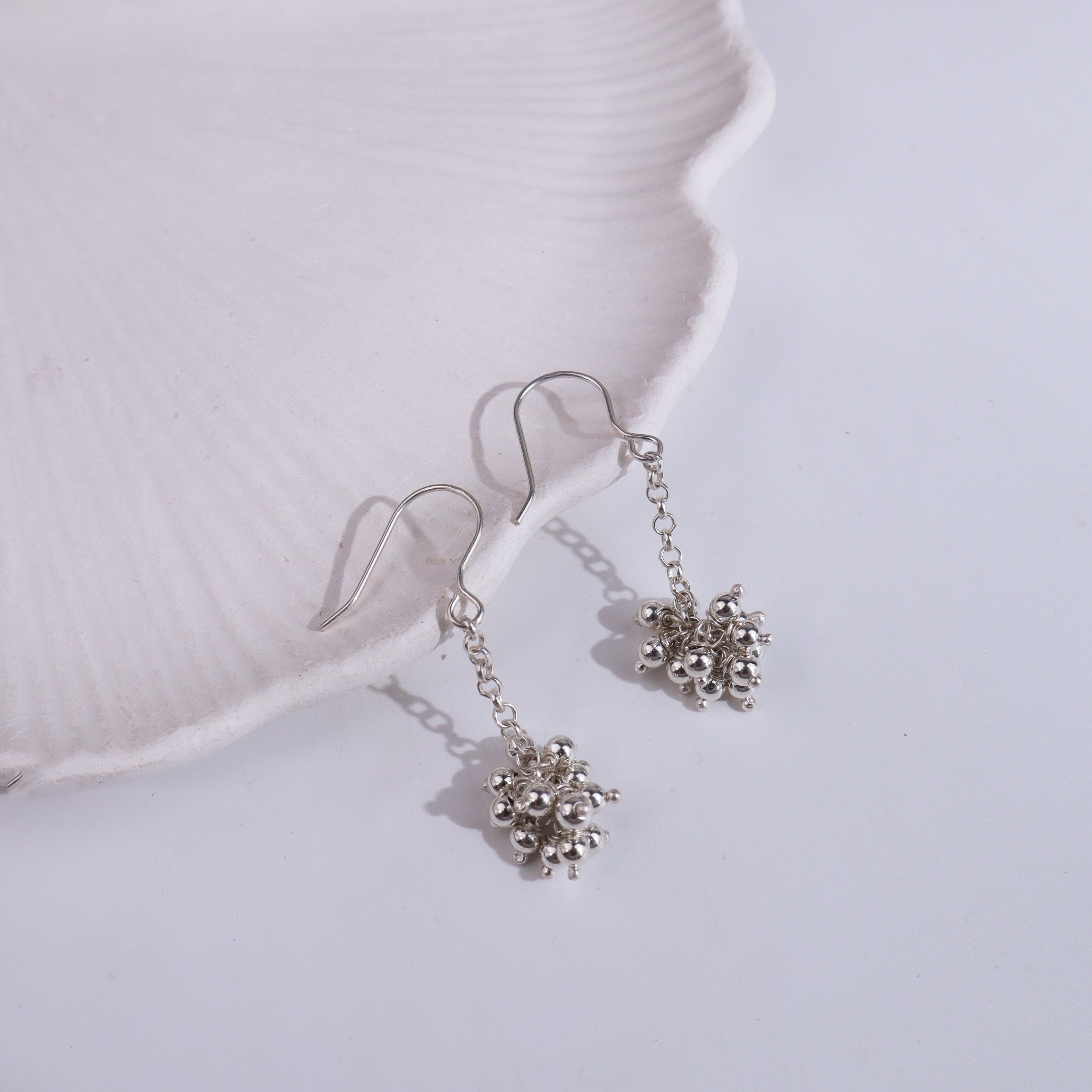 Bead Bunch Earrings | 92.5 Sterling Silver