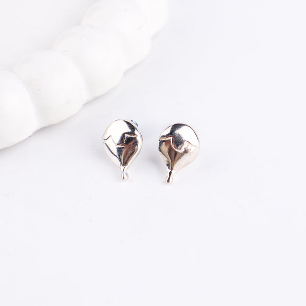 Silver Saaj Motif Earring: वांगे (Vaange)