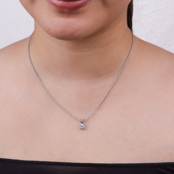 Silver CZ Tiny Round Shape Set