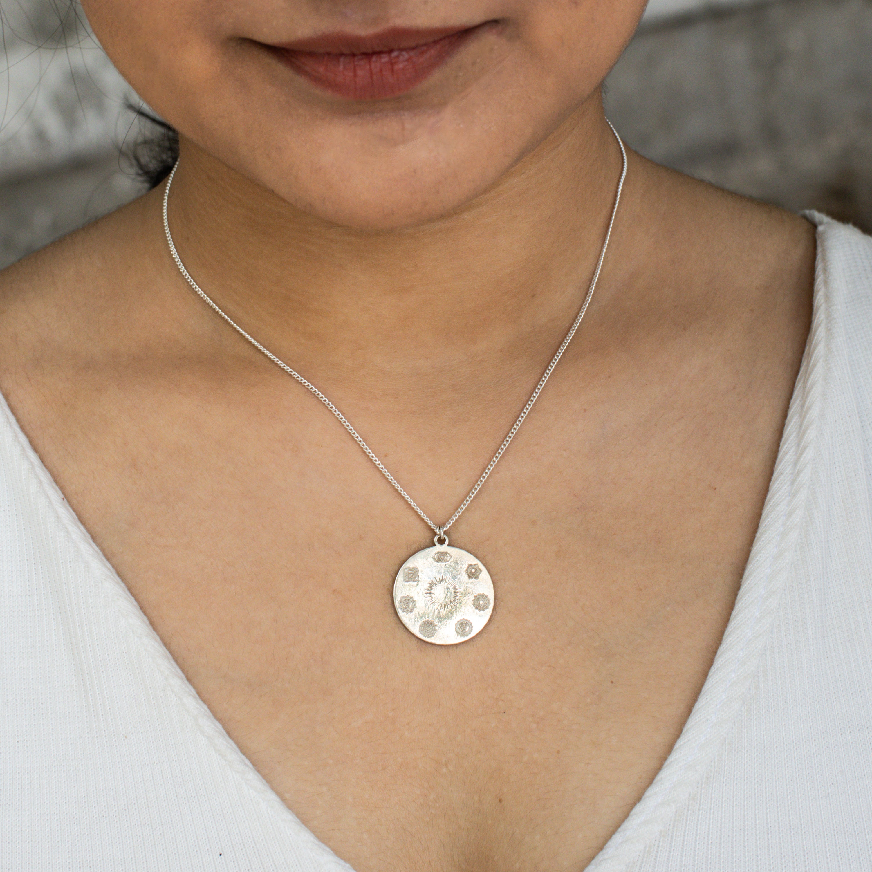 Silver Sattva Pendant (Without Chain)