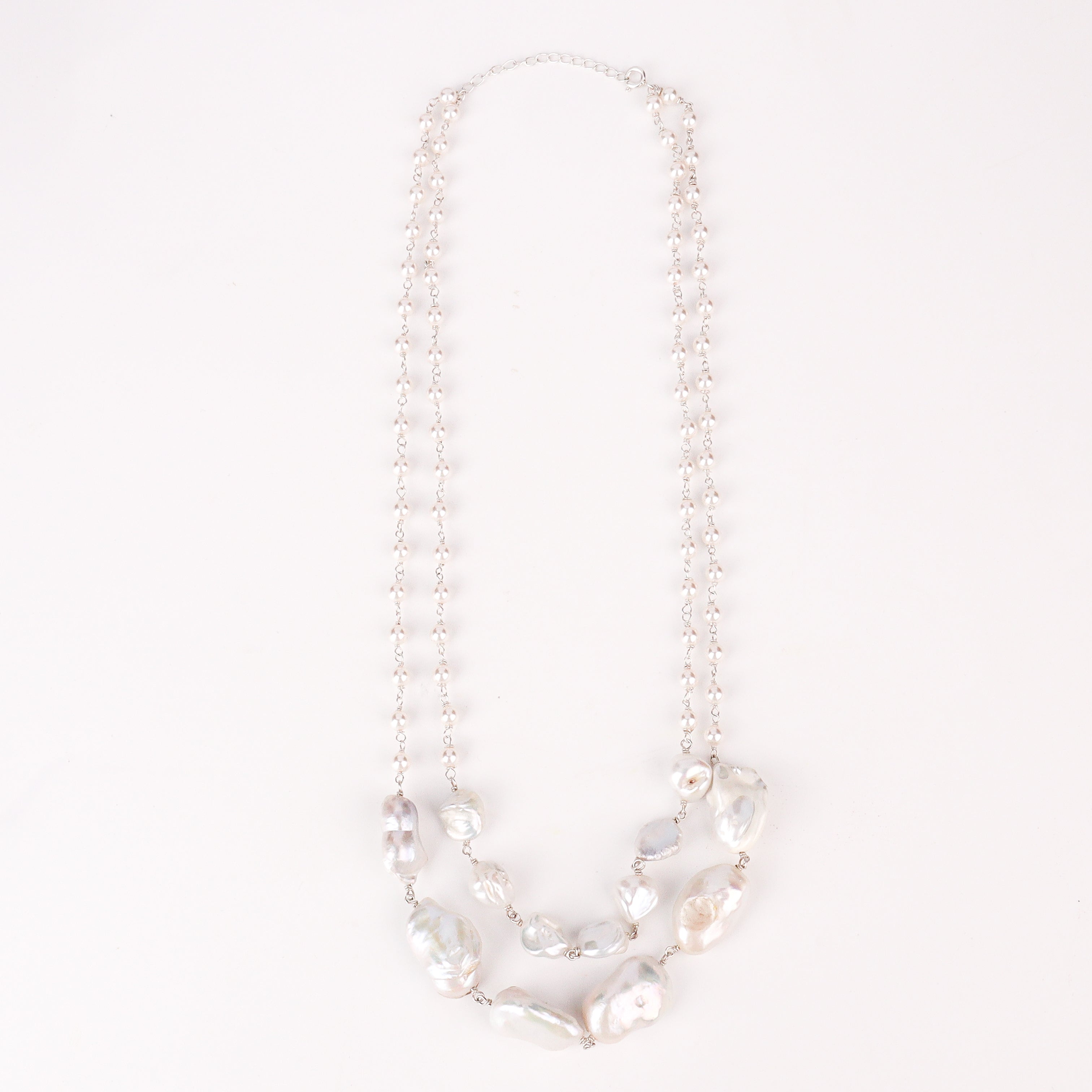 2 Layer Fresh Water Pearl Necklace