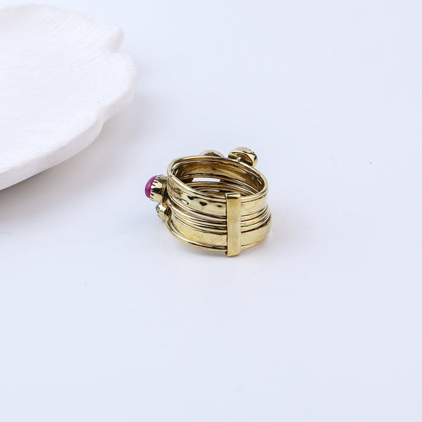 Brass Fashion Ring