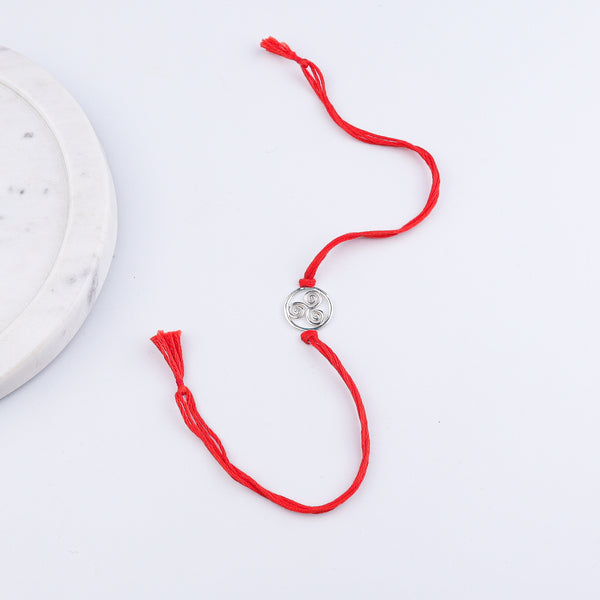 Triskel Silver Rakhi