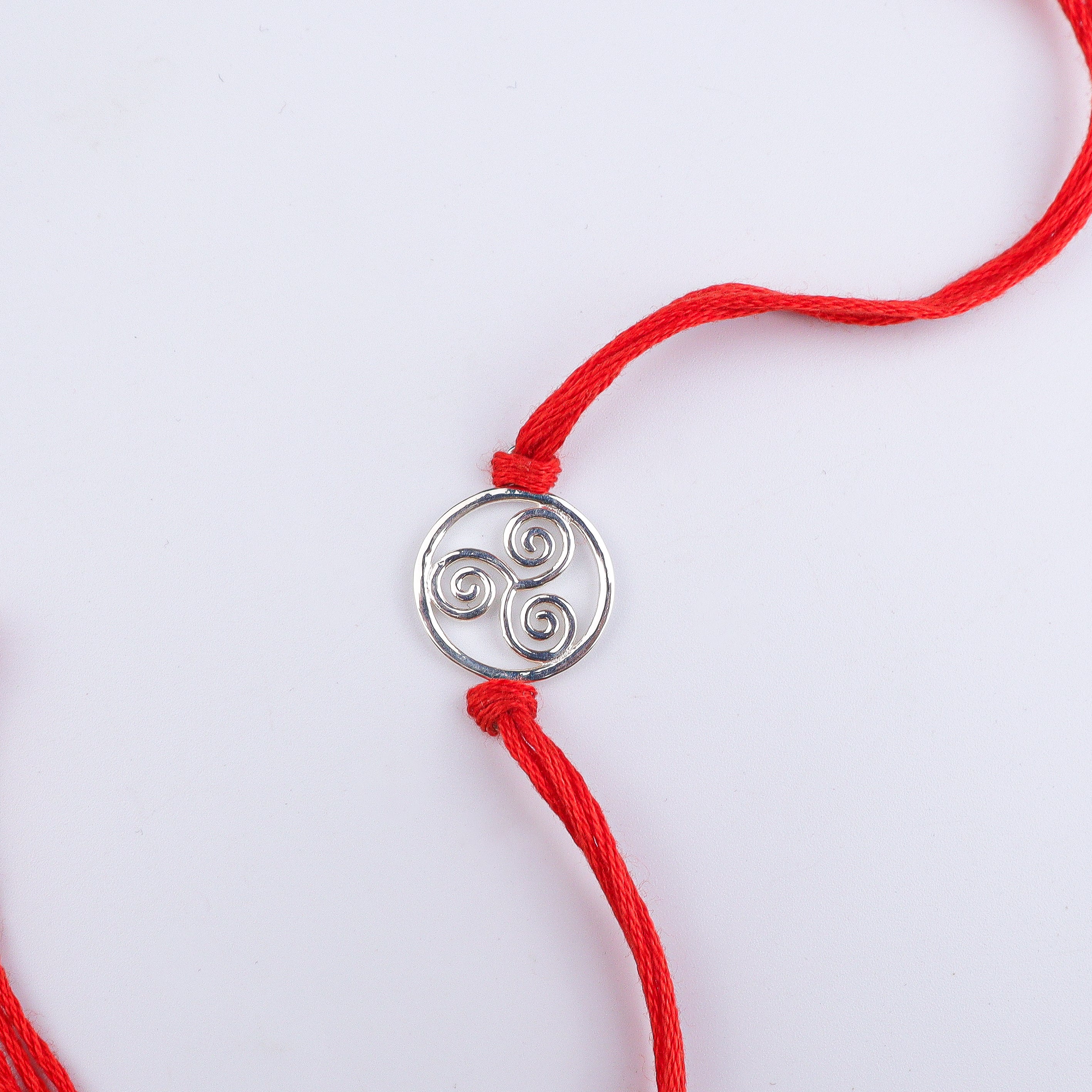 Triskel Silver Rakhi