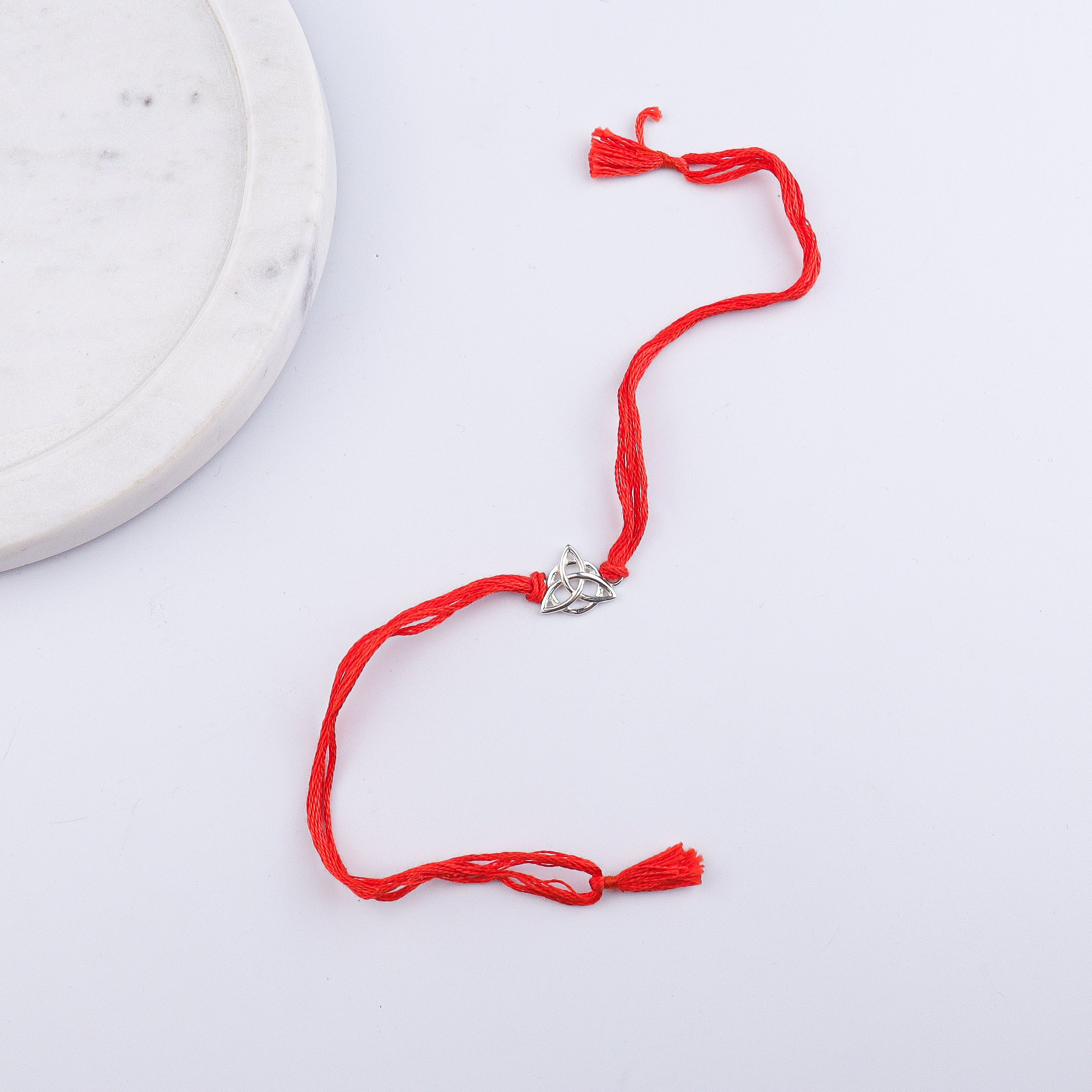 Celtic Trinity Silver Rakhi