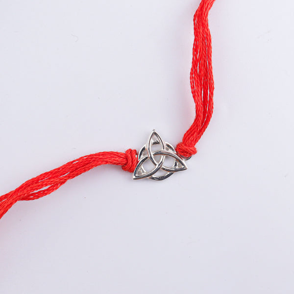 Celtic Trinity Silver Rakhi