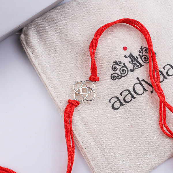 Eternity Silver Rakhi