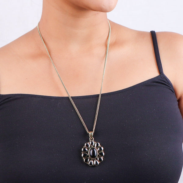 Brass Fashion Pendant & Earrings Set without Chain