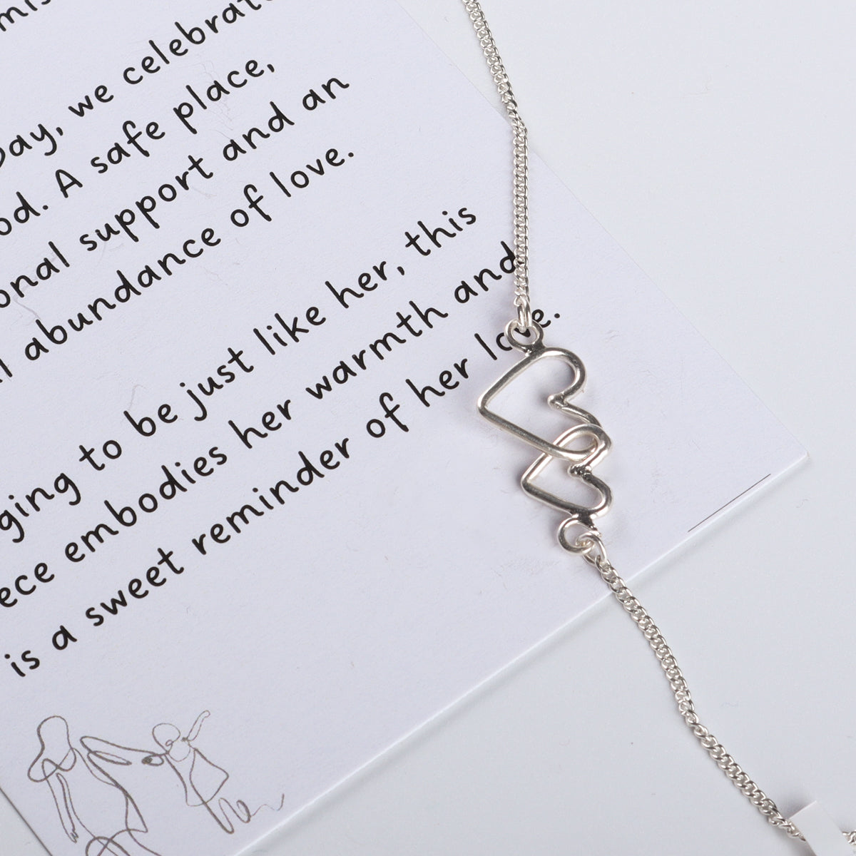 Mother & Me (Heart Round) Bracelet