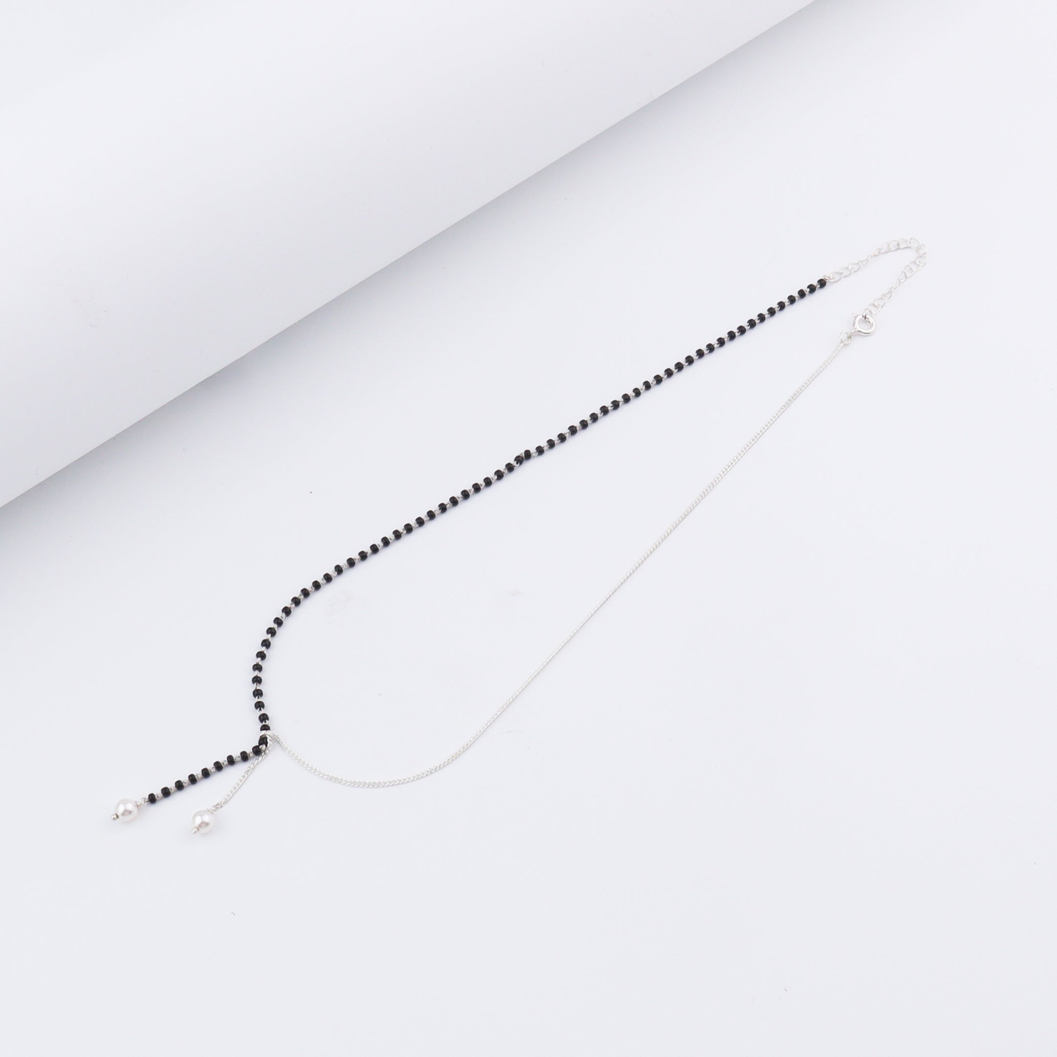 Handmade Silver Mangalsutra with Pearls