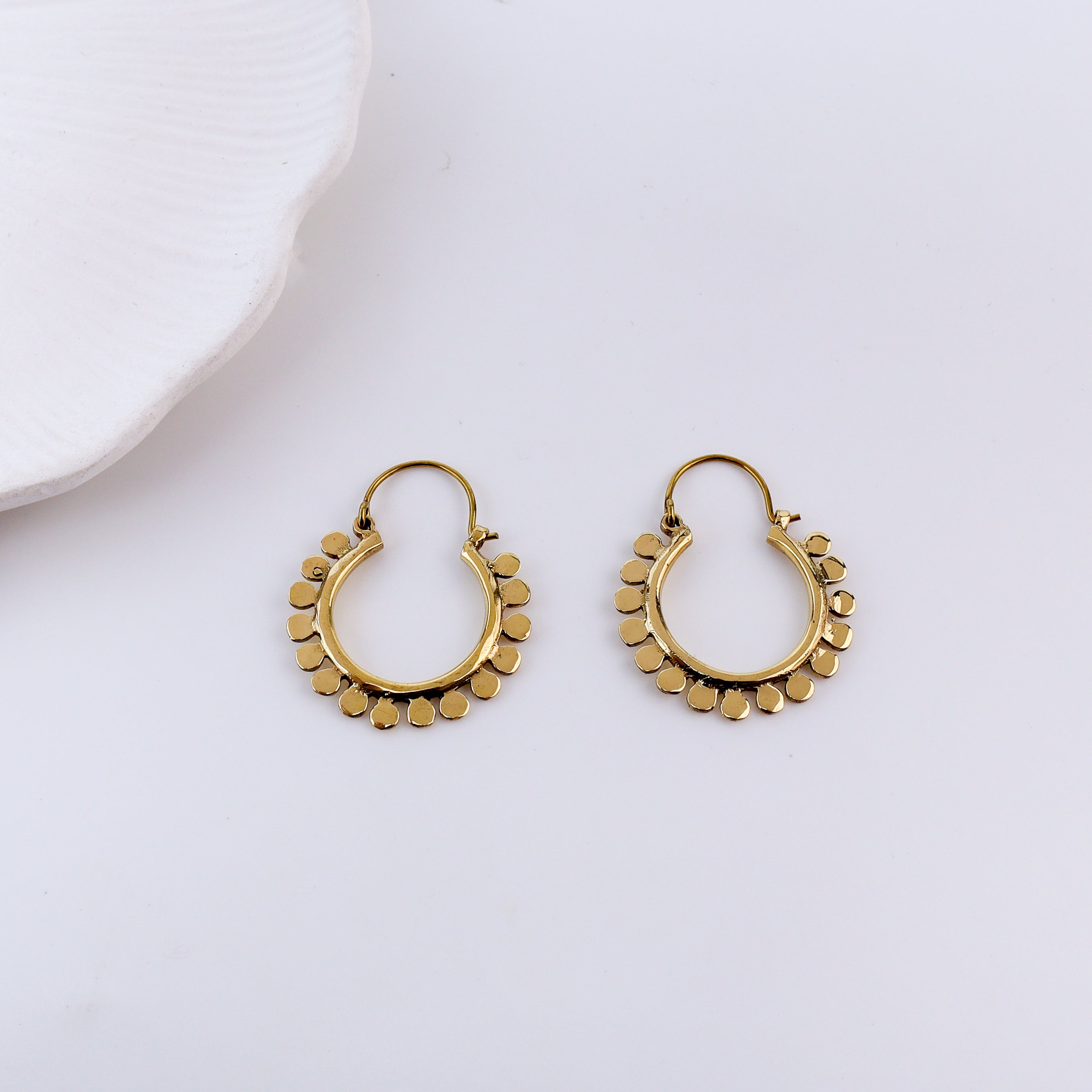 Brass Fashion Earrings
