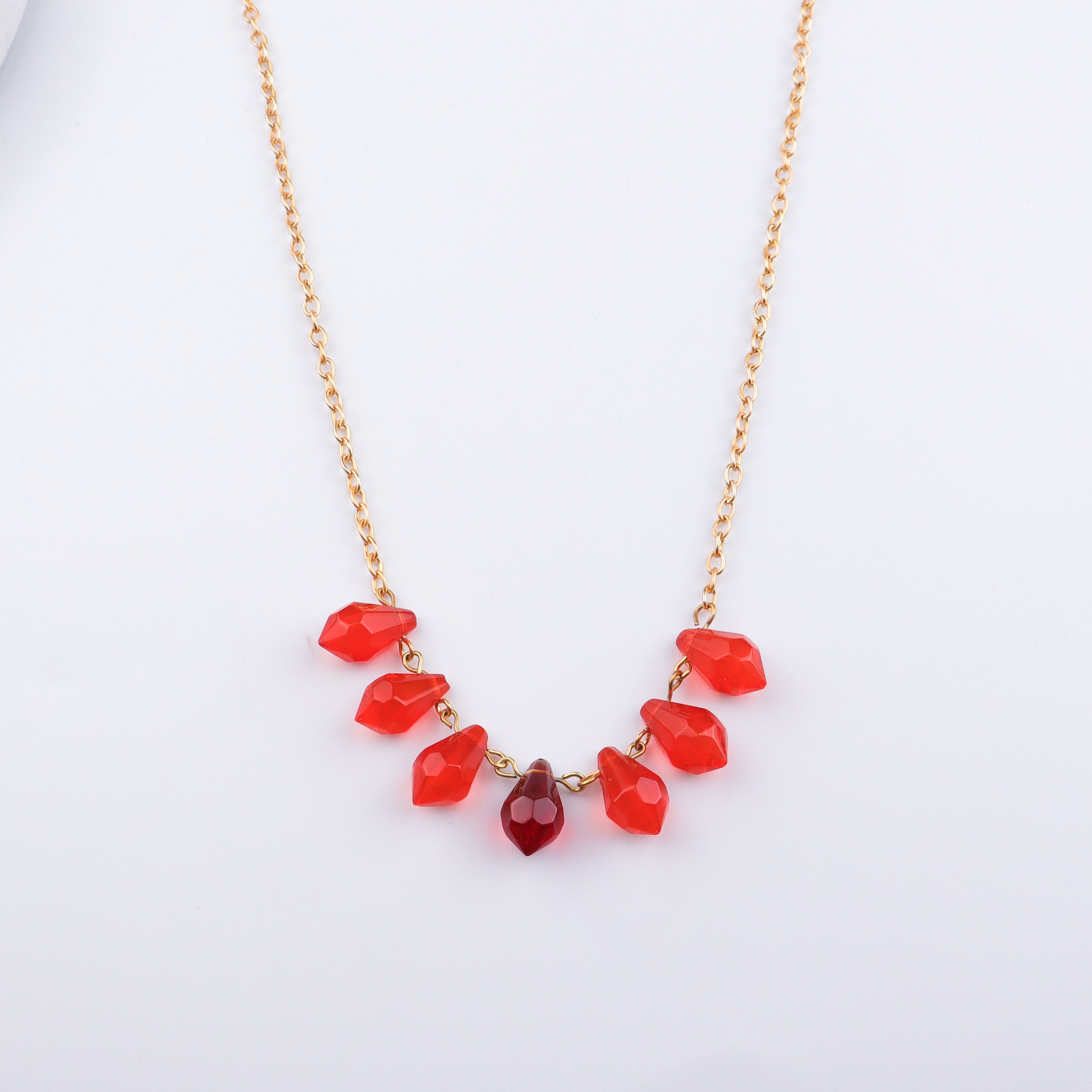 22K Gold Plated Brass Fashion Necklace