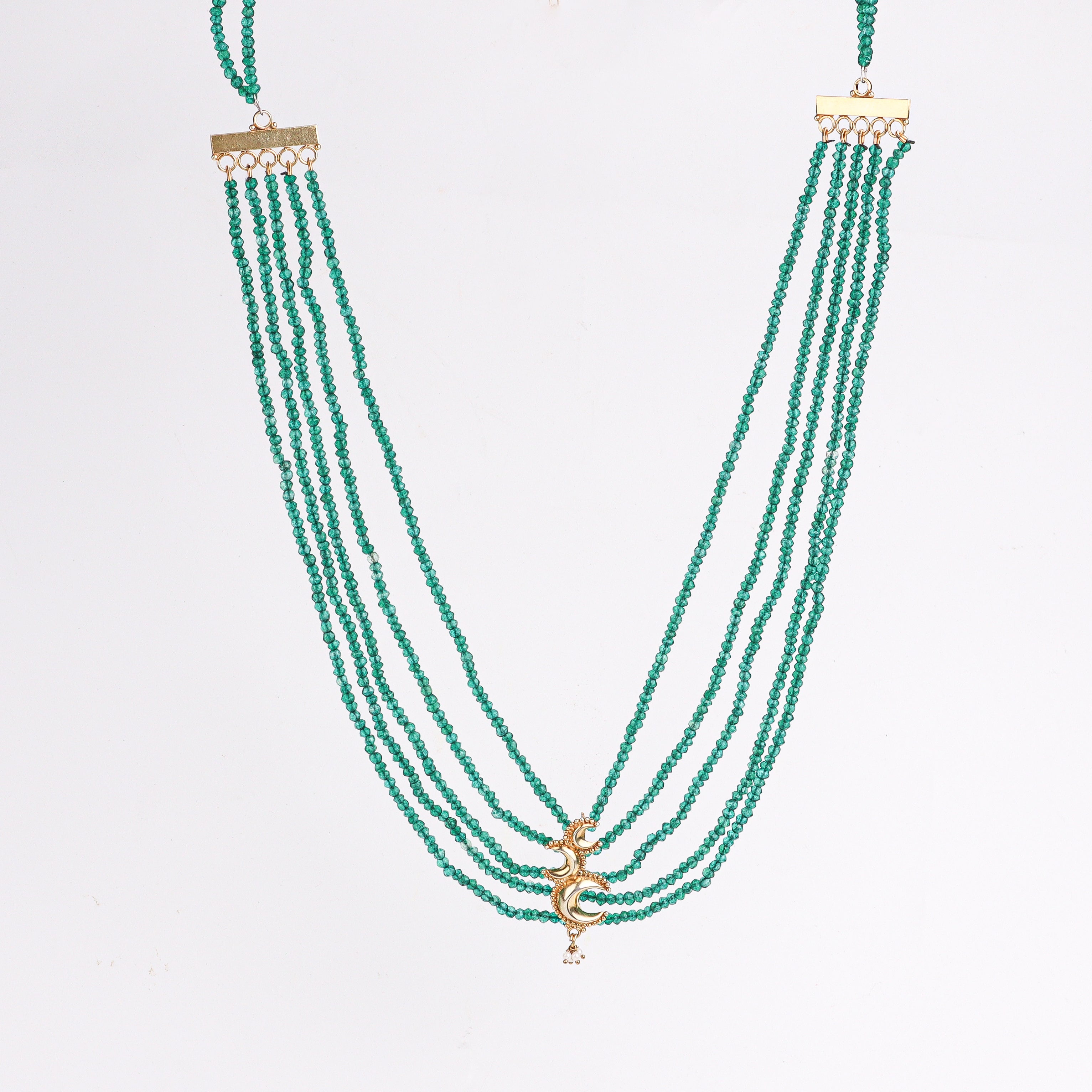 Chandrakor Green Onyx Necklace