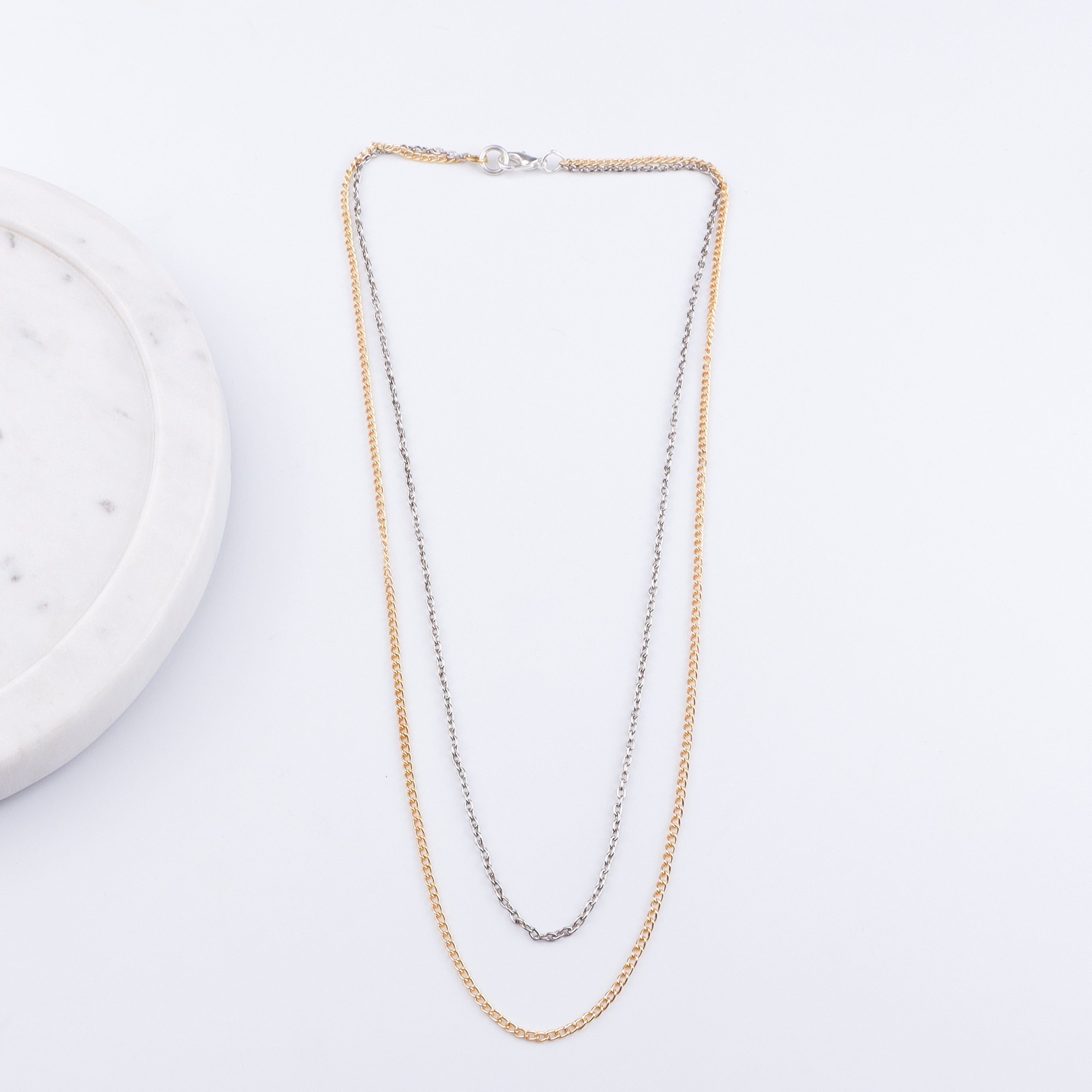 22K Gold Plated Brass Fashion Necklace