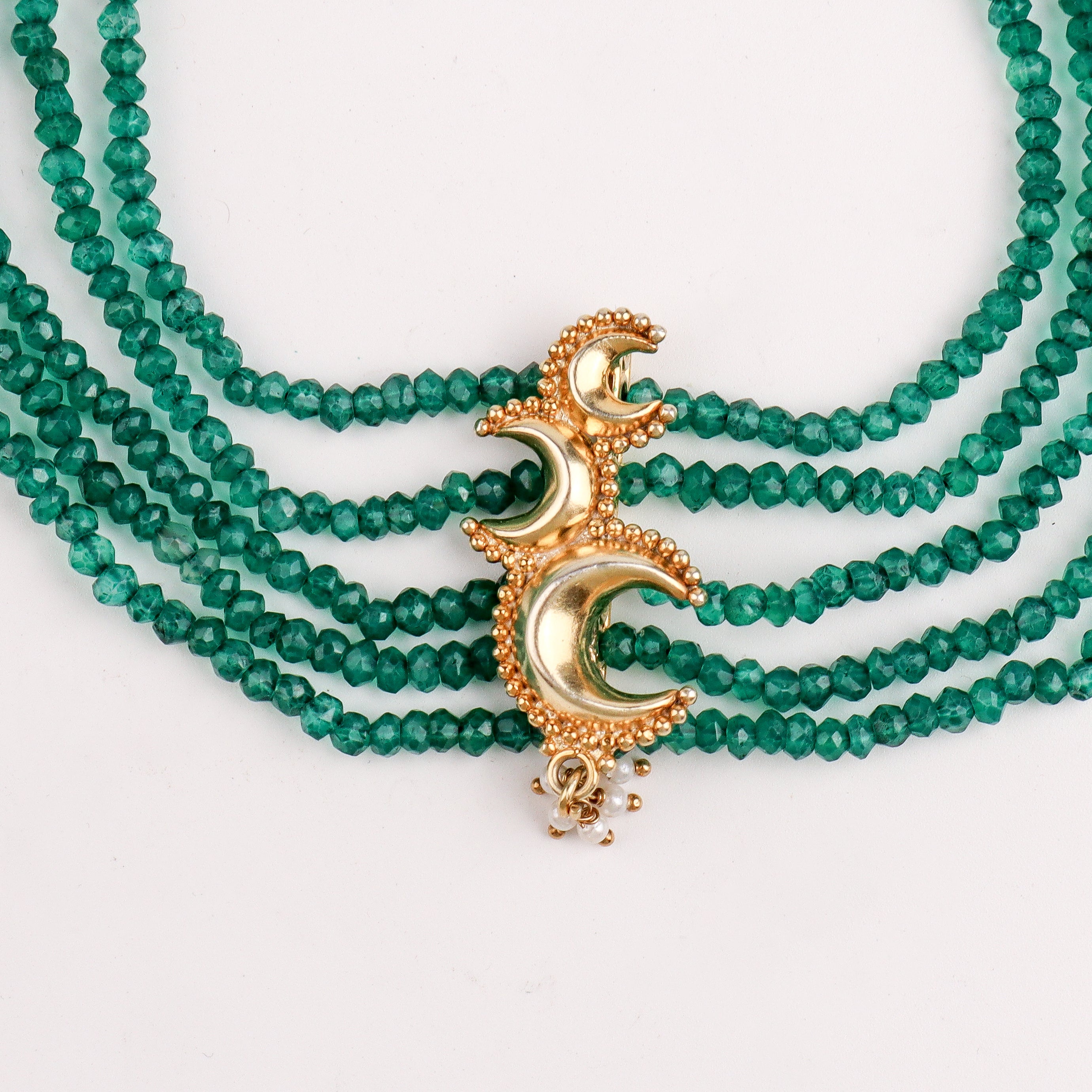 Chandrakor Green Onyx Necklace