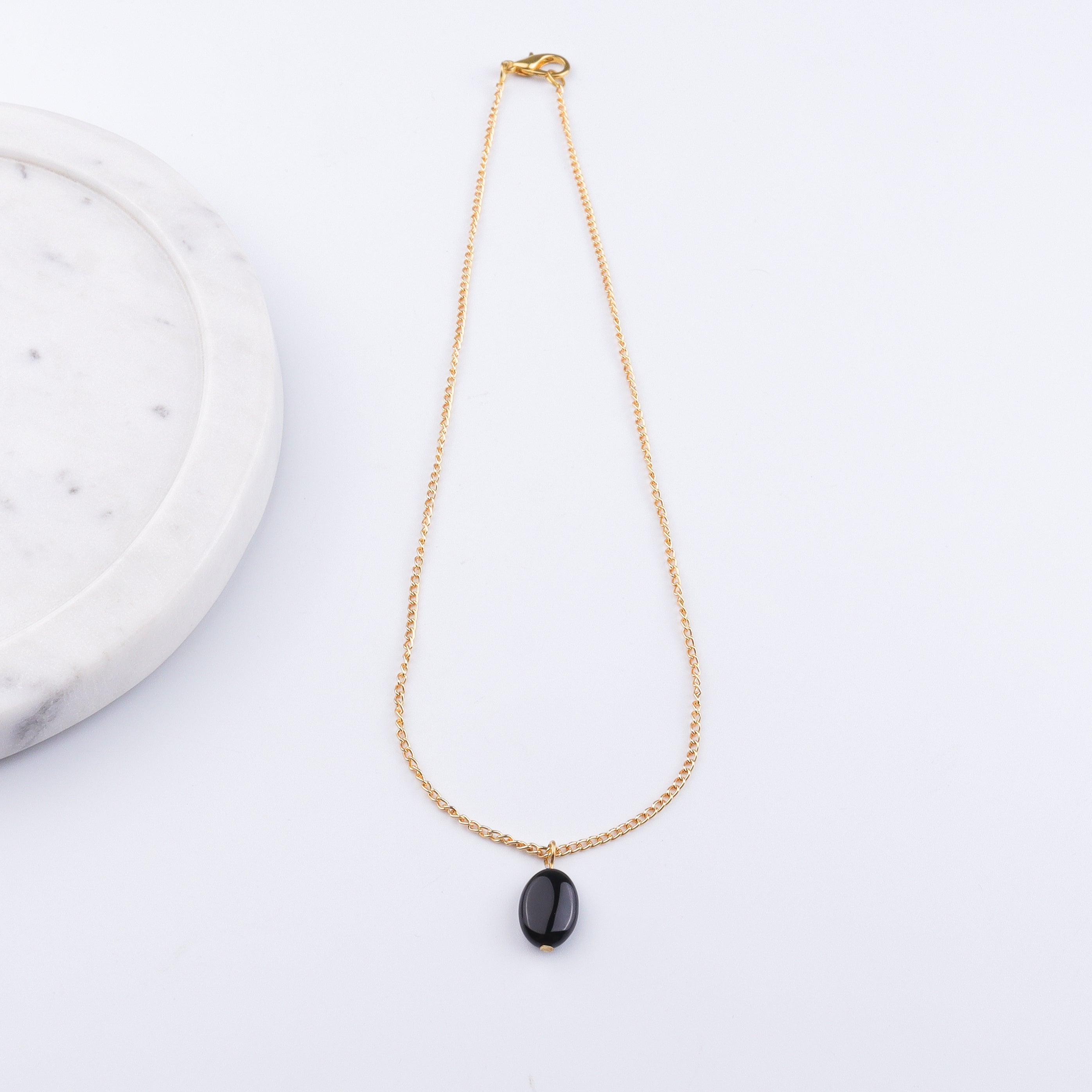 22K Gold Plated Brass Fashion Necklace