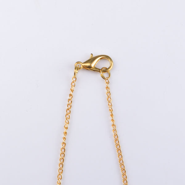 22K Gold Plated Brass Fashion Necklace