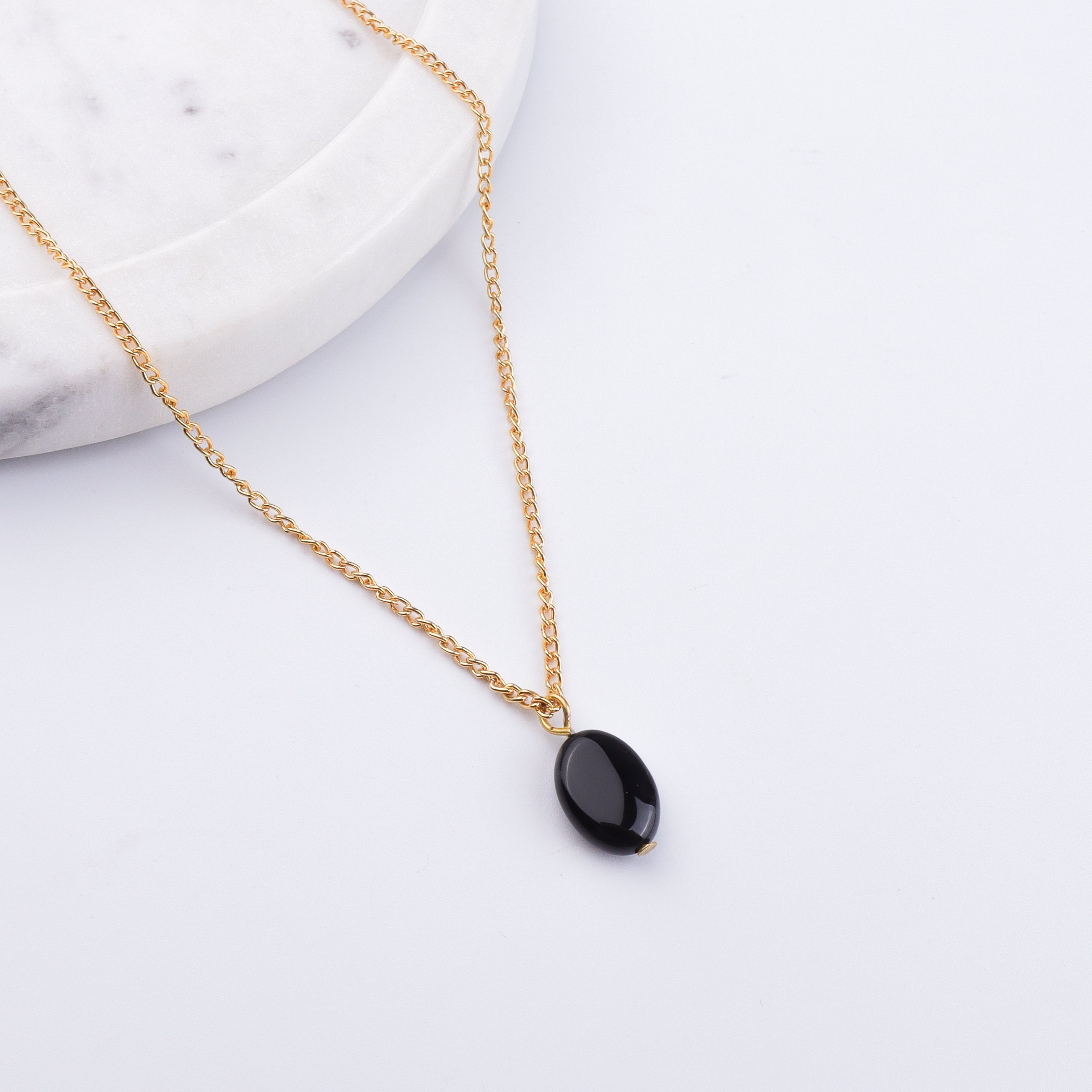 22K Gold Plated Brass Fashion Necklace