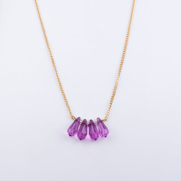 22K Gold Plated Brass Fashion Necklace
