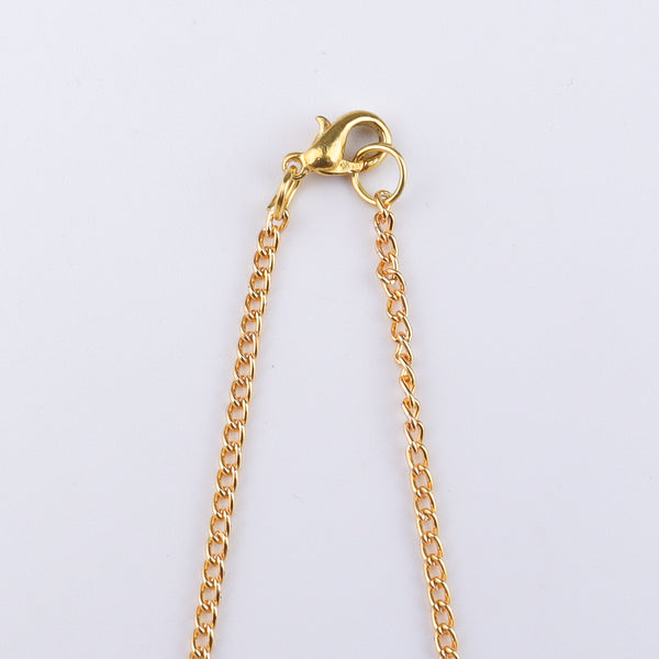 22K Gold Plated Brass Fashion Necklace
