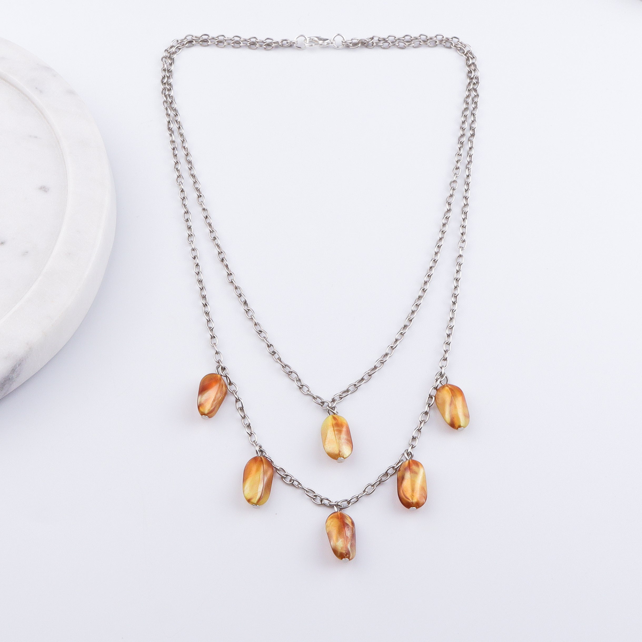 Brass Fashion Necklace