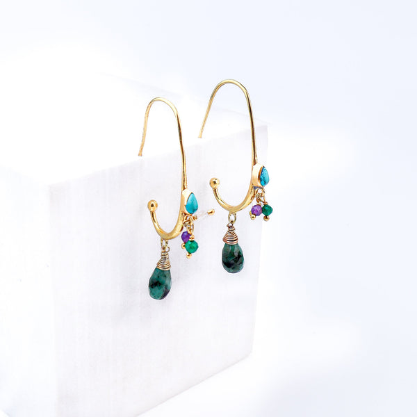 Brass Fashion Earrings