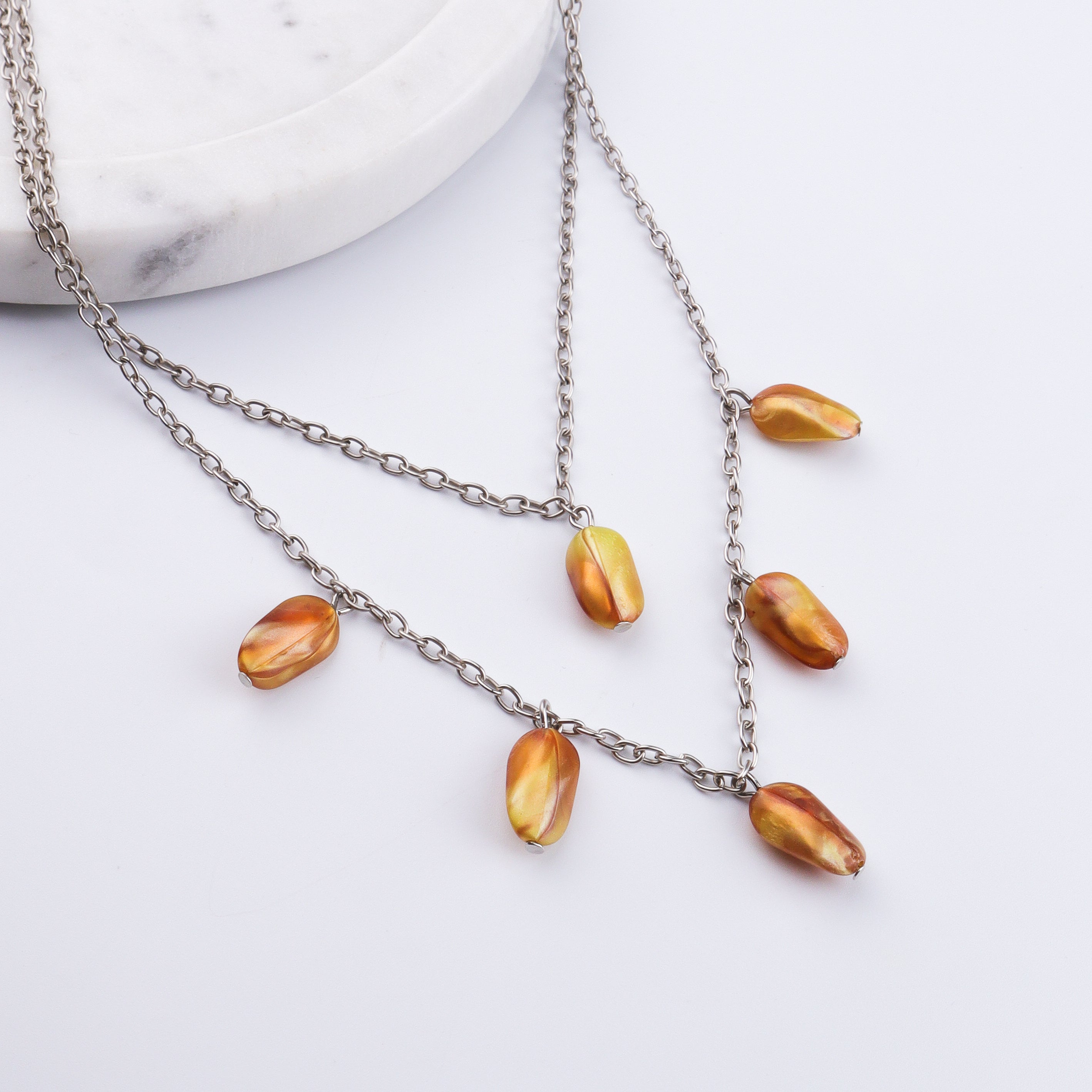 Brass Fashion Necklace