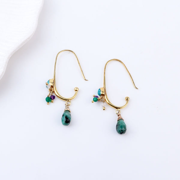 Brass Fashion Earrings
