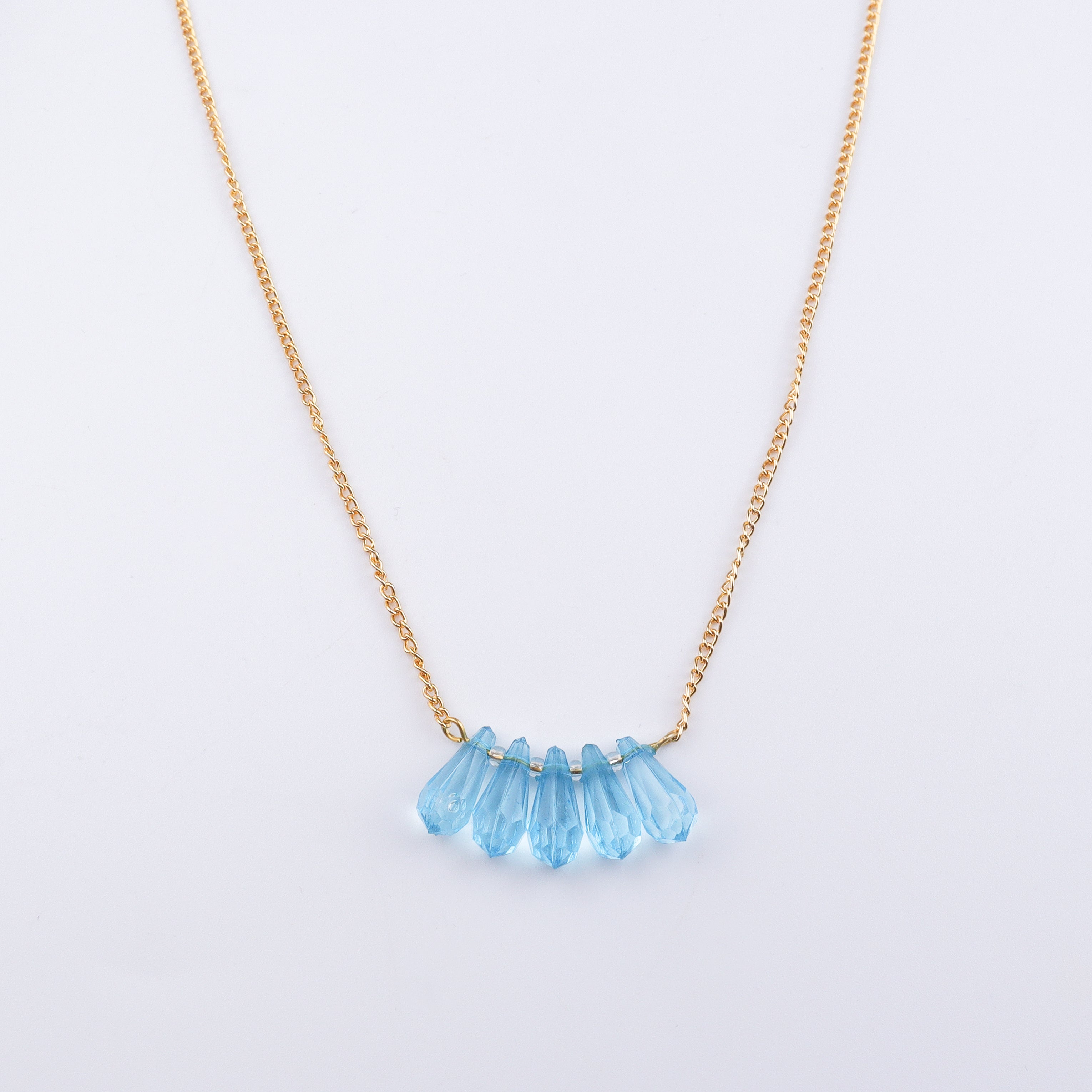 22K Gold Plated Brass Fashion Necklace