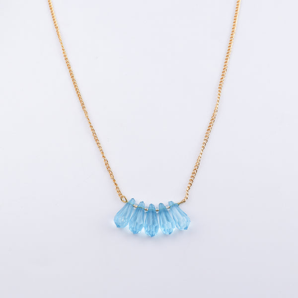 22K Gold Plated Brass Fashion Necklace
