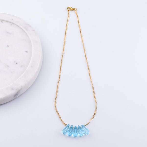 22K Gold Plated Brass Fashion Necklace