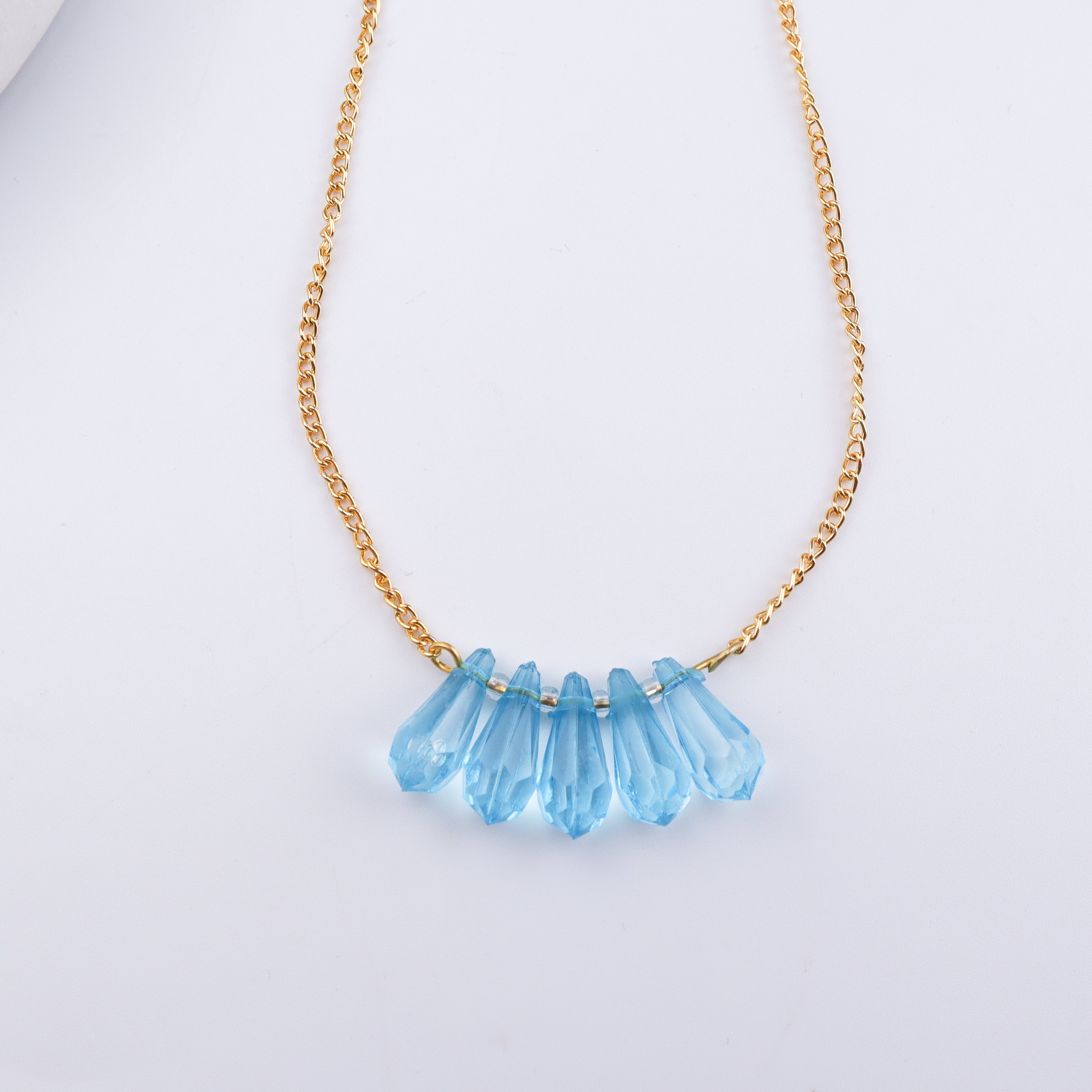 22K Gold Plated Brass Fashion Necklace