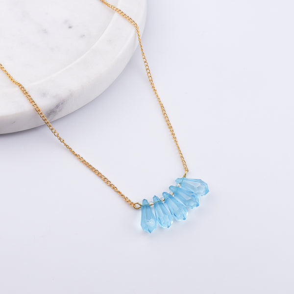 22K Gold Plated Brass Fashion Necklace