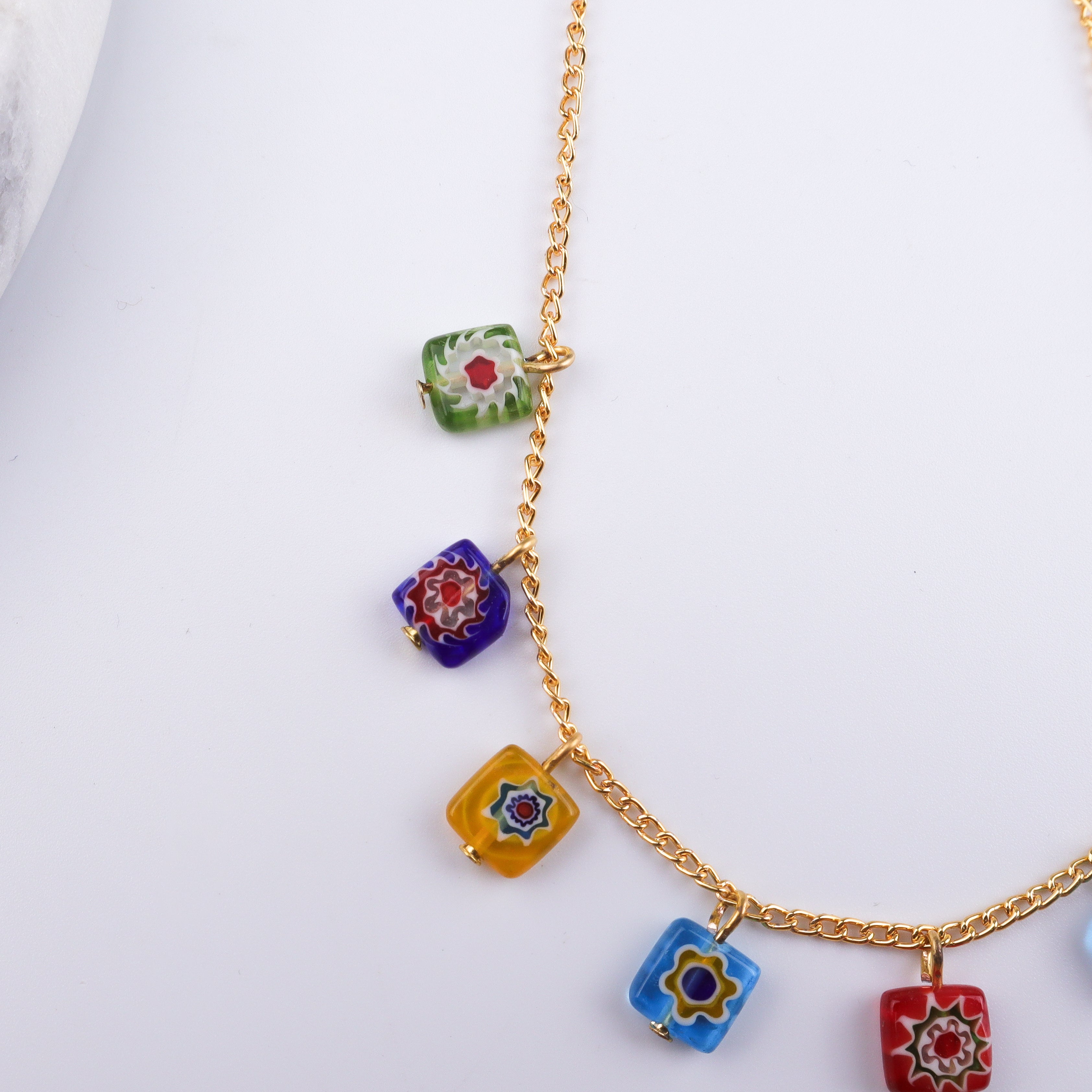 22K Gold Plated Brass Fashion Necklace