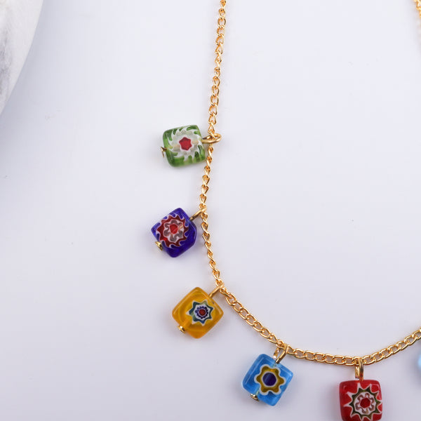 22K Gold Plated Brass Fashion Necklace