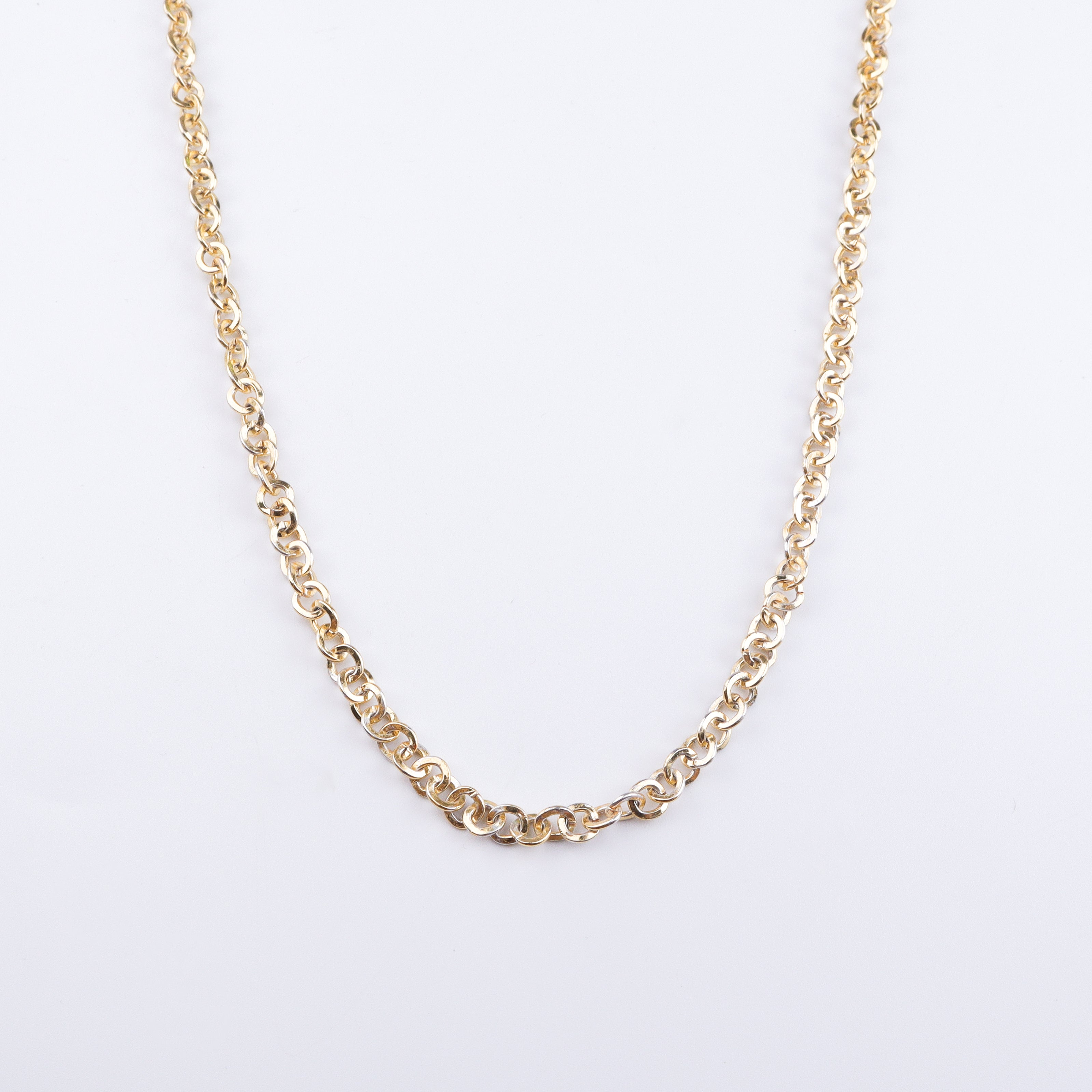 22K Gold Plated Brass Fashion Necklace