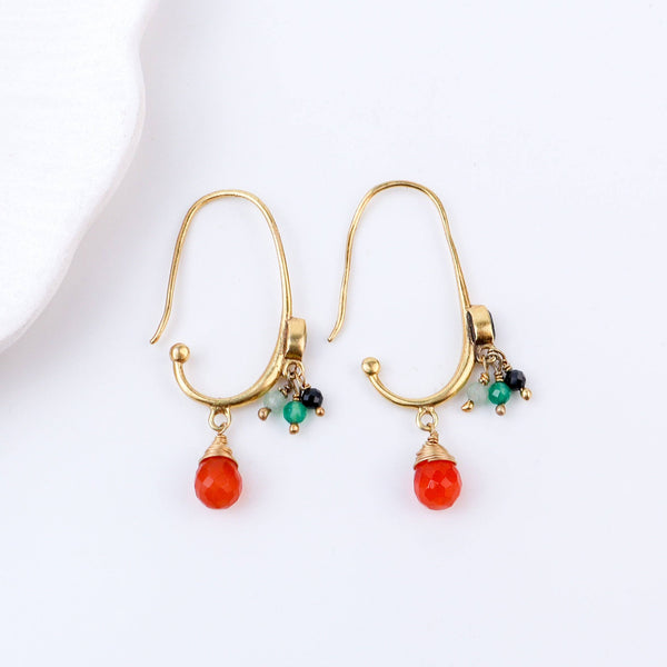 Brass Fashion Earrings