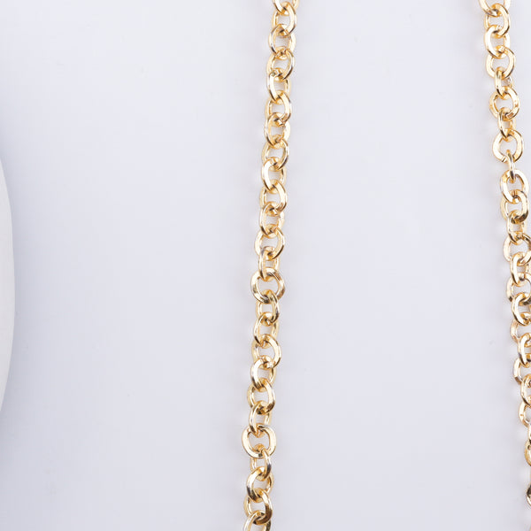 22K Gold Plated Brass Fashion Necklace