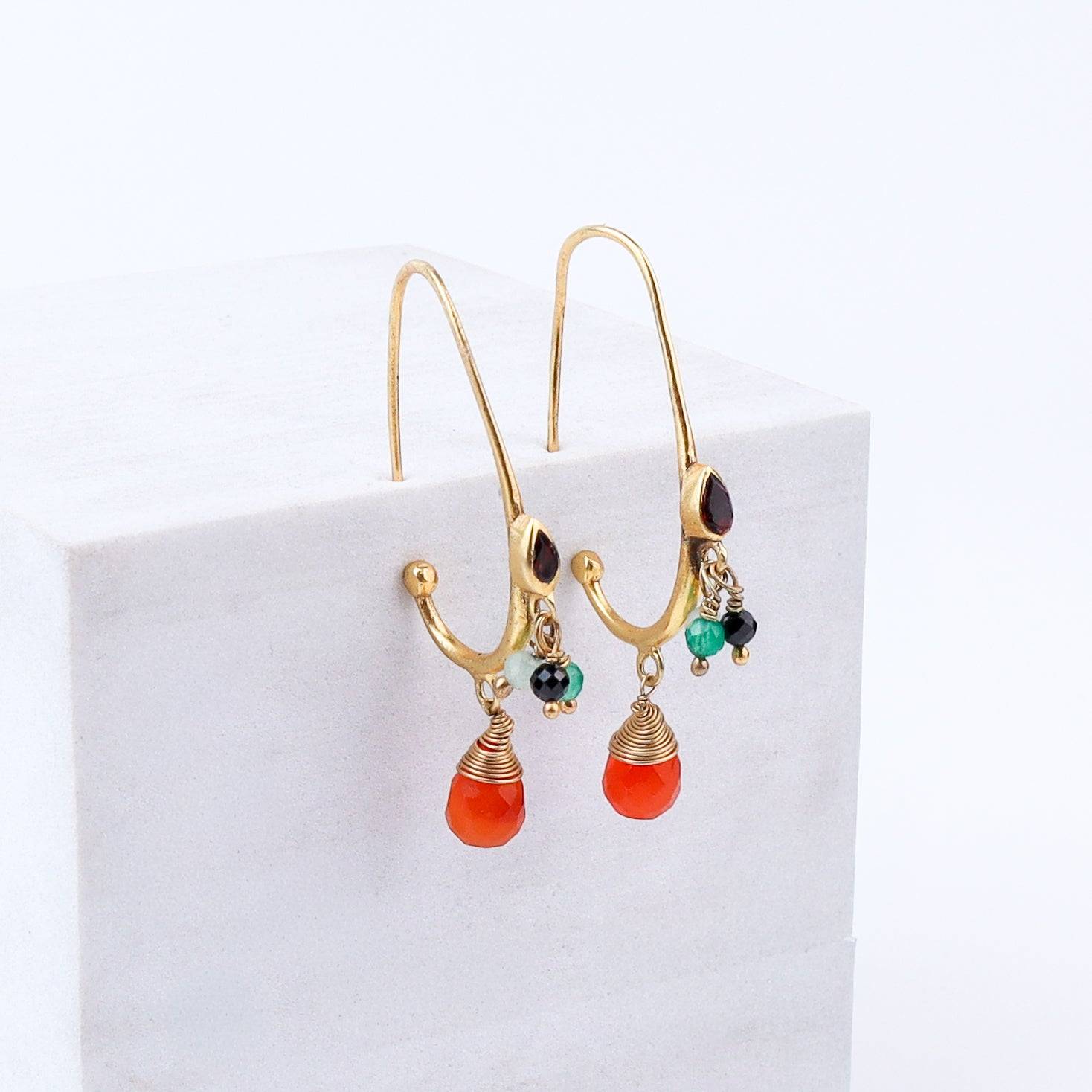 Brass Fashion Earrings