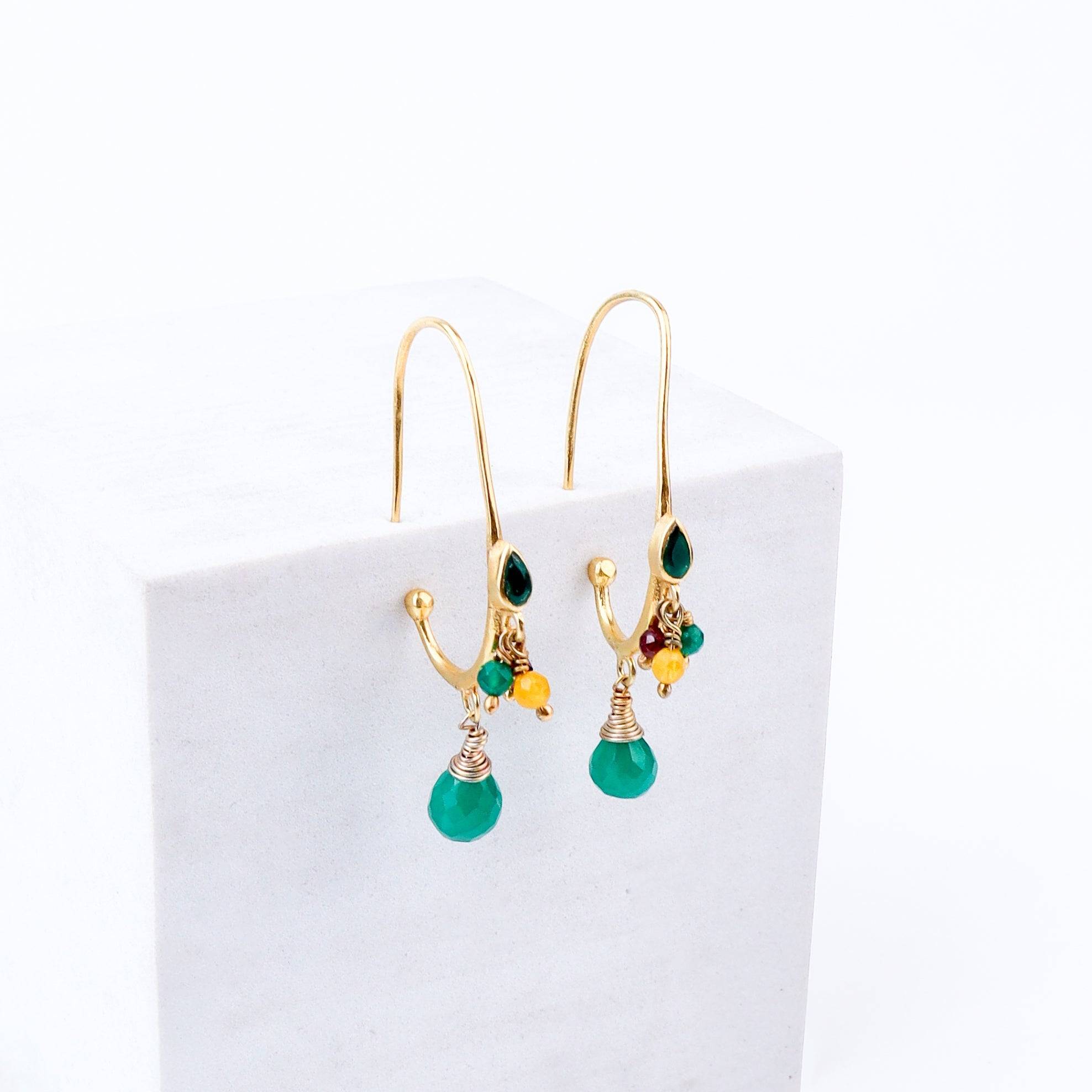 Brass Fashion Earrings